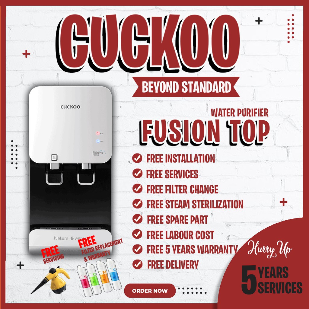 Buy Free 5 Years Services Cuckoo Fusion Top Water Purifier Penapis Air Water Despenser Coway Water Filter Cartridge Seetracker Malaysia