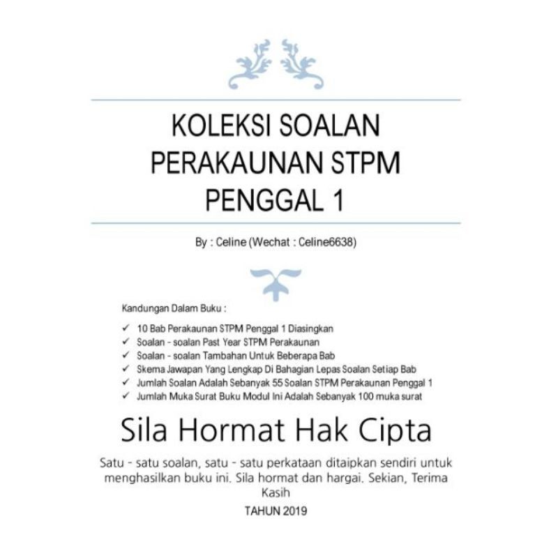 Stpm Acc Sem 1 P Y Q Ans Shopee Malaysia