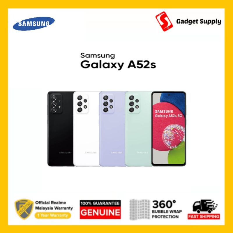 Samsung Galaxy A52s 5G | 8GB RAM 256GB ROM | Shopee Malaysia