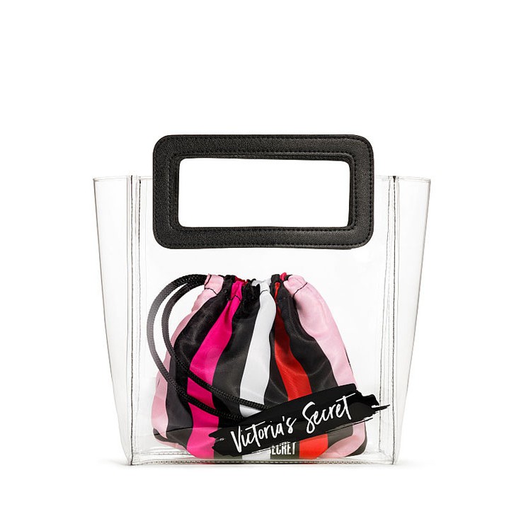 victoria secret clear tote bag