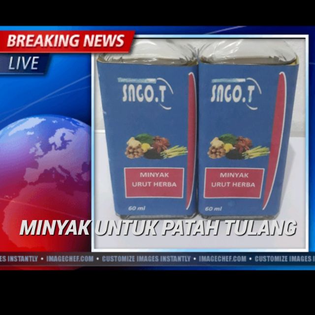 Minyak urut patah tulang,sakit urat, sakit sendi 60ml 