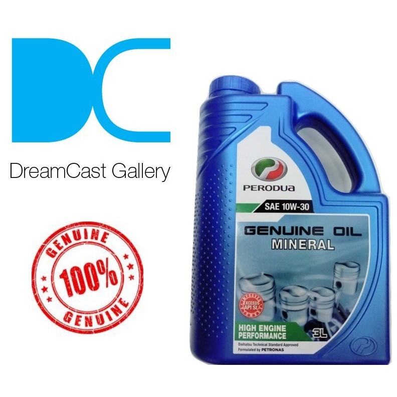 Perodua 10W30 Genuine Motor Mineral Oil / Engine Oil - 3 