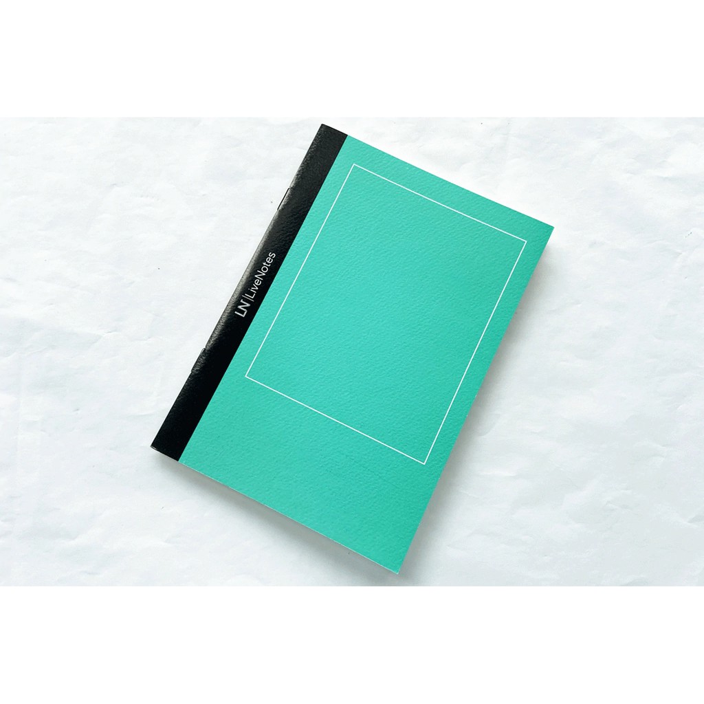 Livenotes Green B6 Notebook w/ 68gsm Tomoe River Paper Dot Grid By PenGallery