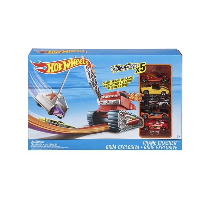 hot wheels crane crasher