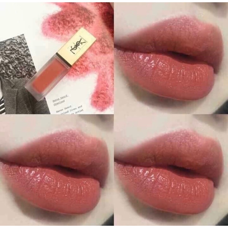 Ysl 16 Yves Saint Laurent Fashion Stamp Velvet Lip Dew 6ml Shopee Malaysia