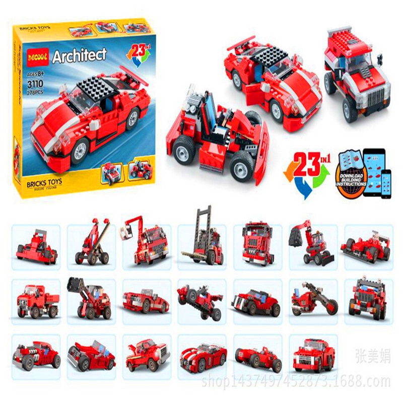 lego creator red car