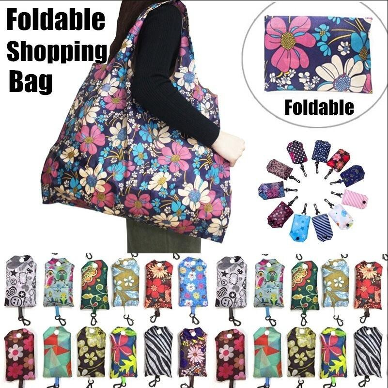 Foldable Handy Shopping Bag Reusable Tote Pouch Recycle ...