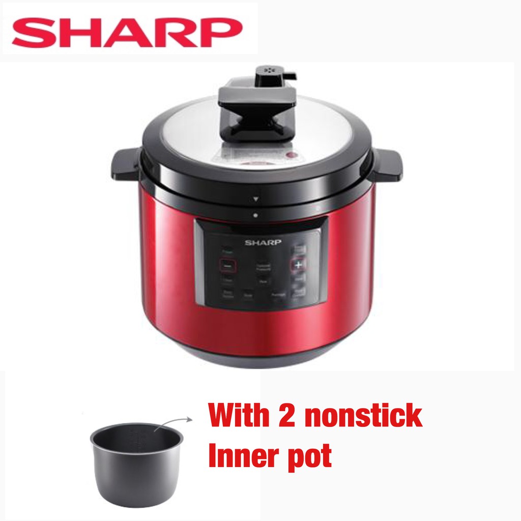 SHARP PRESSURE COOKER (2 NON STICK POT) Shopee Malaysia