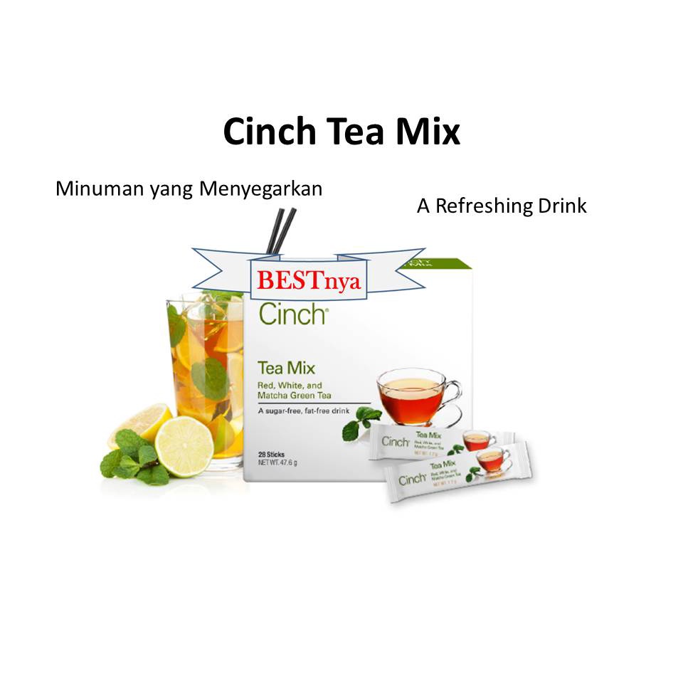 Cinch Tea Mix Slimming And Energy 28 Sticks Packets Per Box