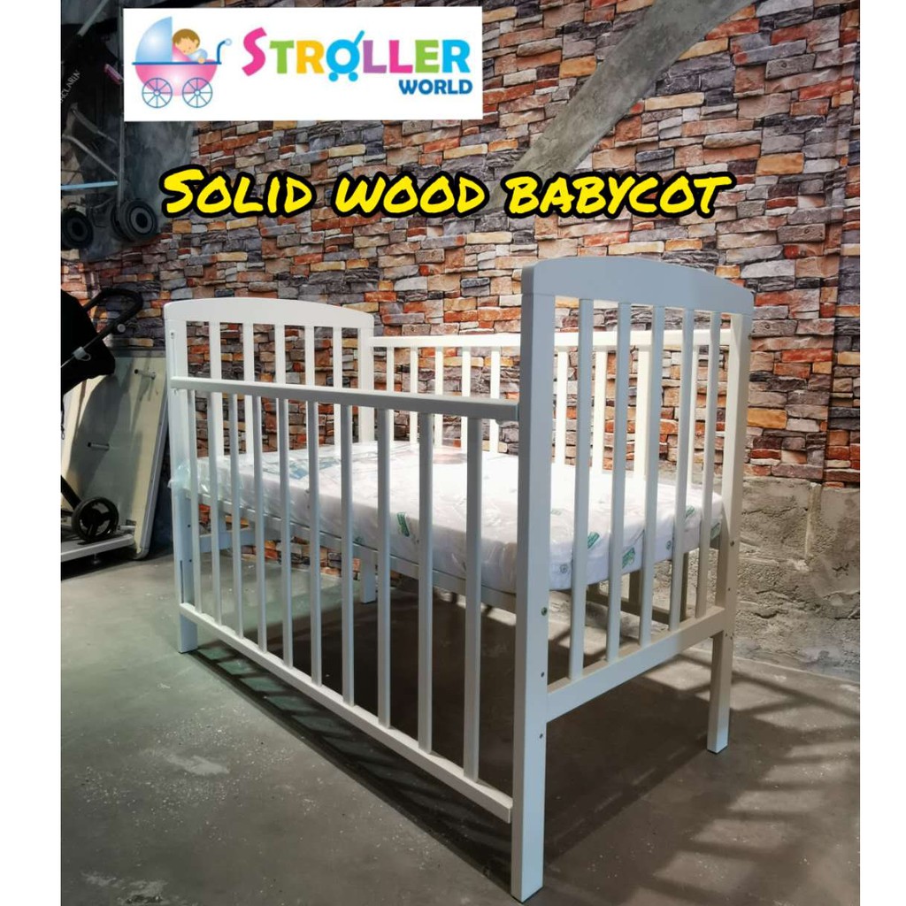 [OFFER] Babycot Katil bayi wooden crib/solid meranti wood Model K1