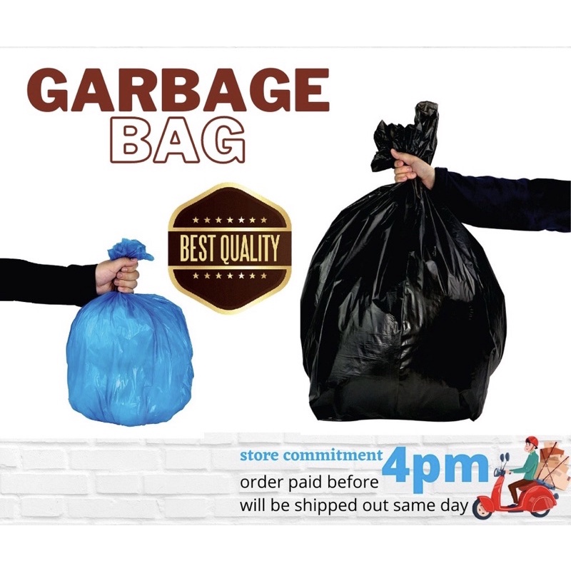 [NEW ARRIVAL] Eco-Friendly Garbage Bags Small (30pcs) & Large (10pcs