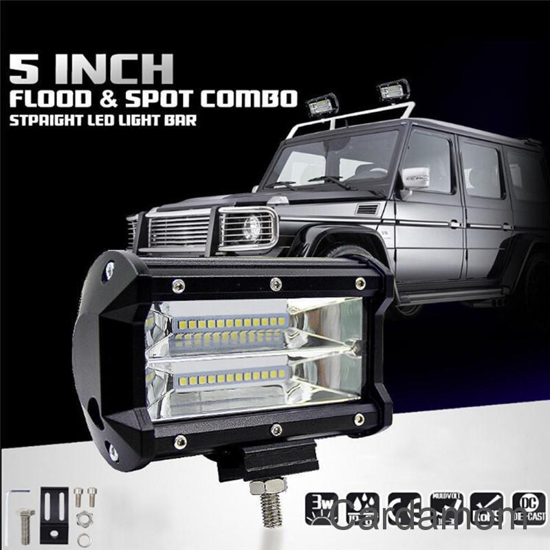 72W Spot Flood Combo Beam LED Offroad Work Light For boat Truck Driving Fog Lamp