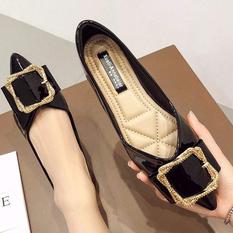 women's patent leather work shoes