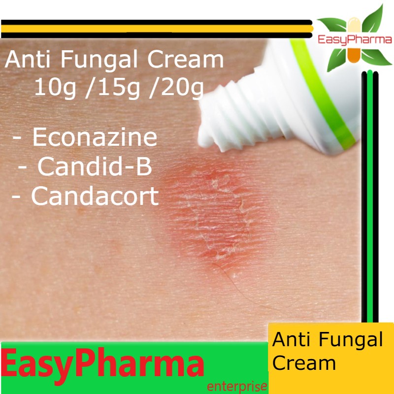 Anti Fungal Cream Krim Kulat Ring Worm Panau Athlete S Foot Jock Itch Shopee Malaysia