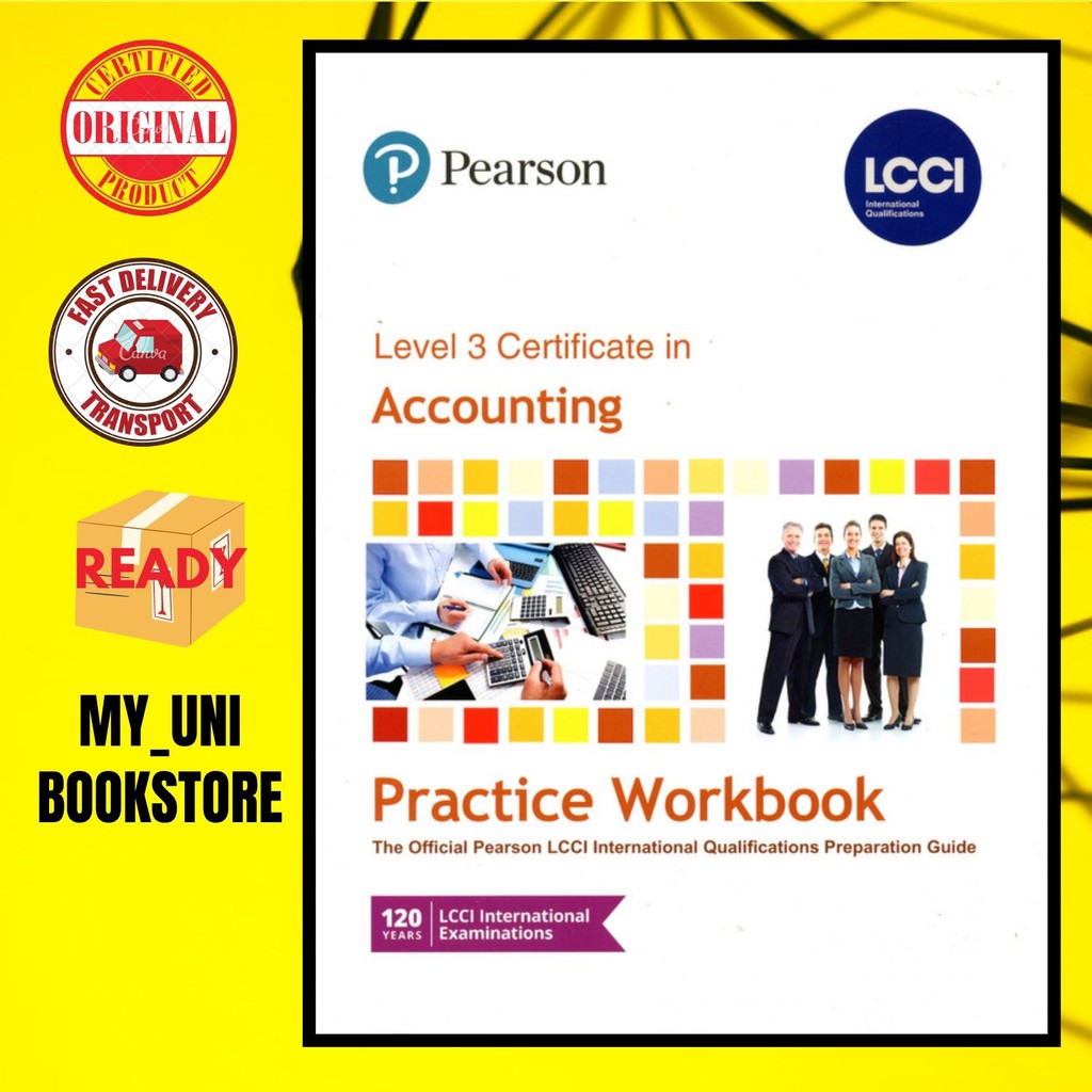LCCI LEVEL 3 ACCOUNTING PRACTICE WORKBOOK 9789813137783 Shopee Malaysia