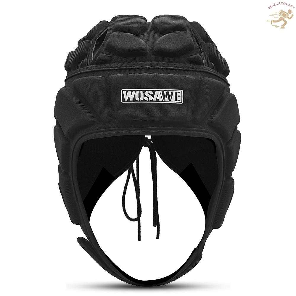 [Outing] Adjustable Goalkeeper Helmet Sports Football Soccer Rugby Goalie Helmet Head Guard Hat Head Protector