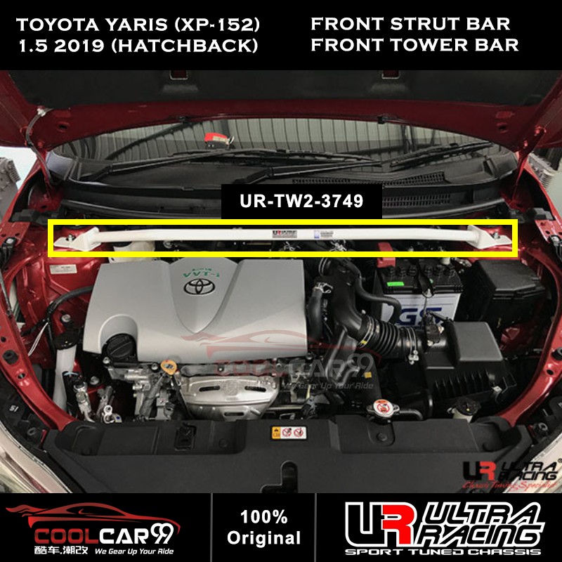 Ultra Racing Bar Toyota Yaris (XP-152) 1.5 2019 Safety Bar ...