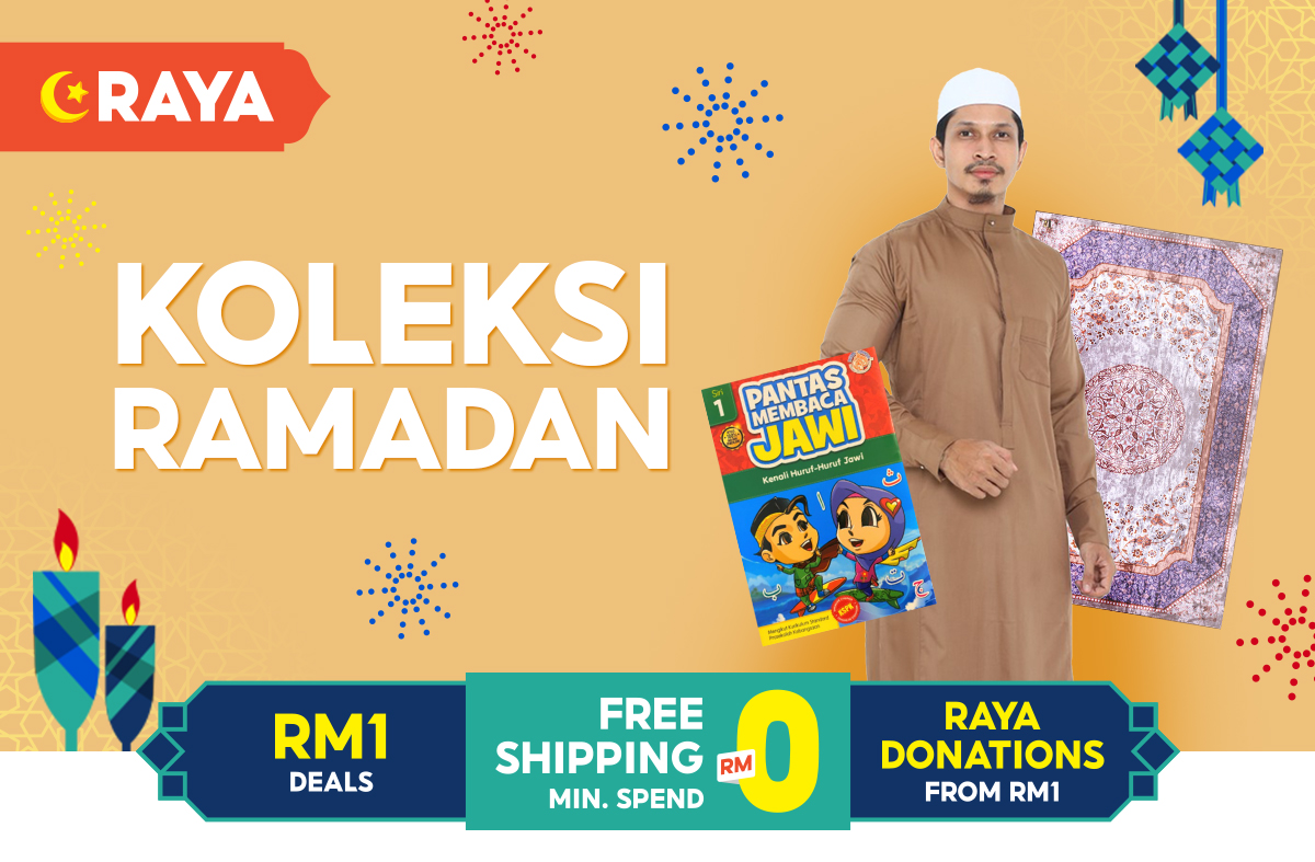 Get ready for Shopee Malaysia’s Raya Sale 2021! Enjoy free shipping with a minimum spend of RM0 as well as amazing Ramadan and 5.5 sales that will blow your mind. Not only that, get ready for Hari Raya conveniently and in a budget-friendly way with our RM1 deals and promotions on a variety of fashion, grocery, and home decoration goods!