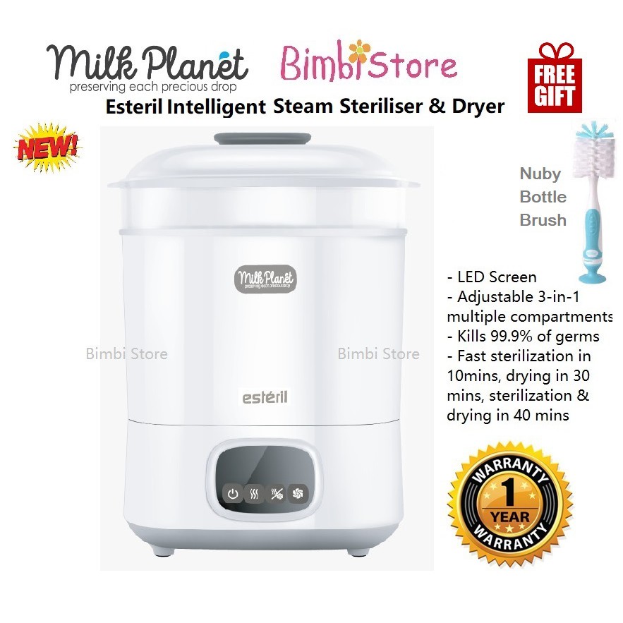 steam steriliser and dryer