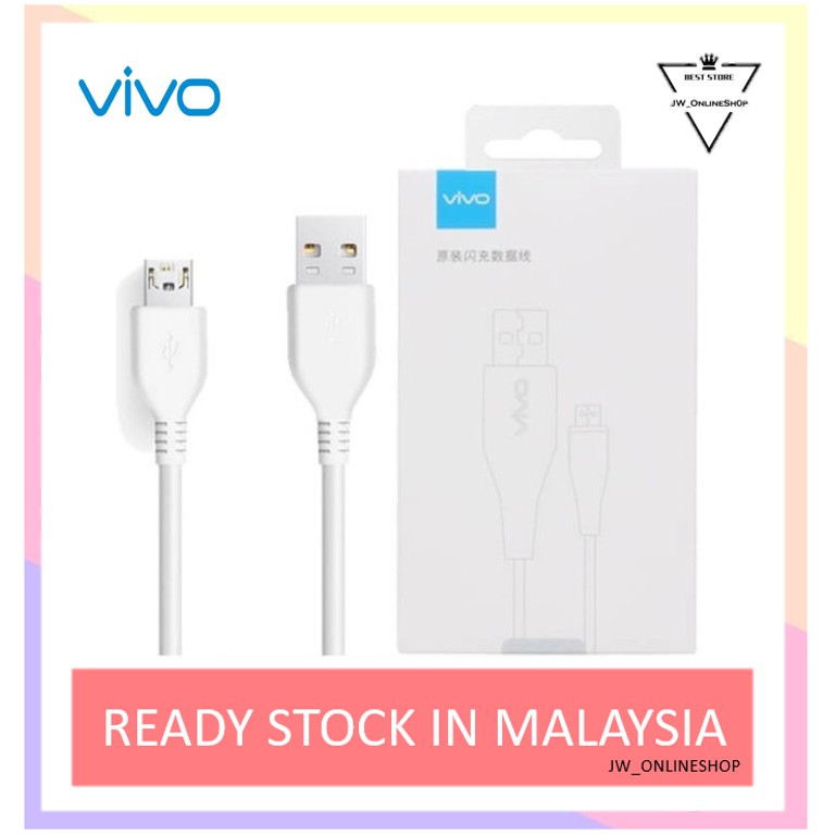 🚚 Malaysia Stock 🚚 Original Vivo Micro Cable Super Flash Fast Charge