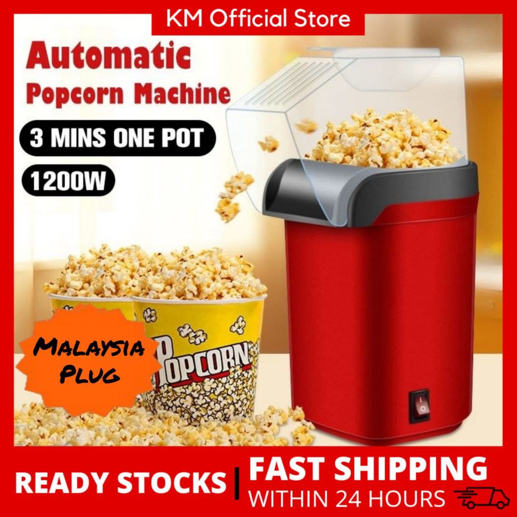 ▤¤[READY STOCK🔥] Popcorn Maker Machine Mesin Buat Popcorn Malaysia Plug