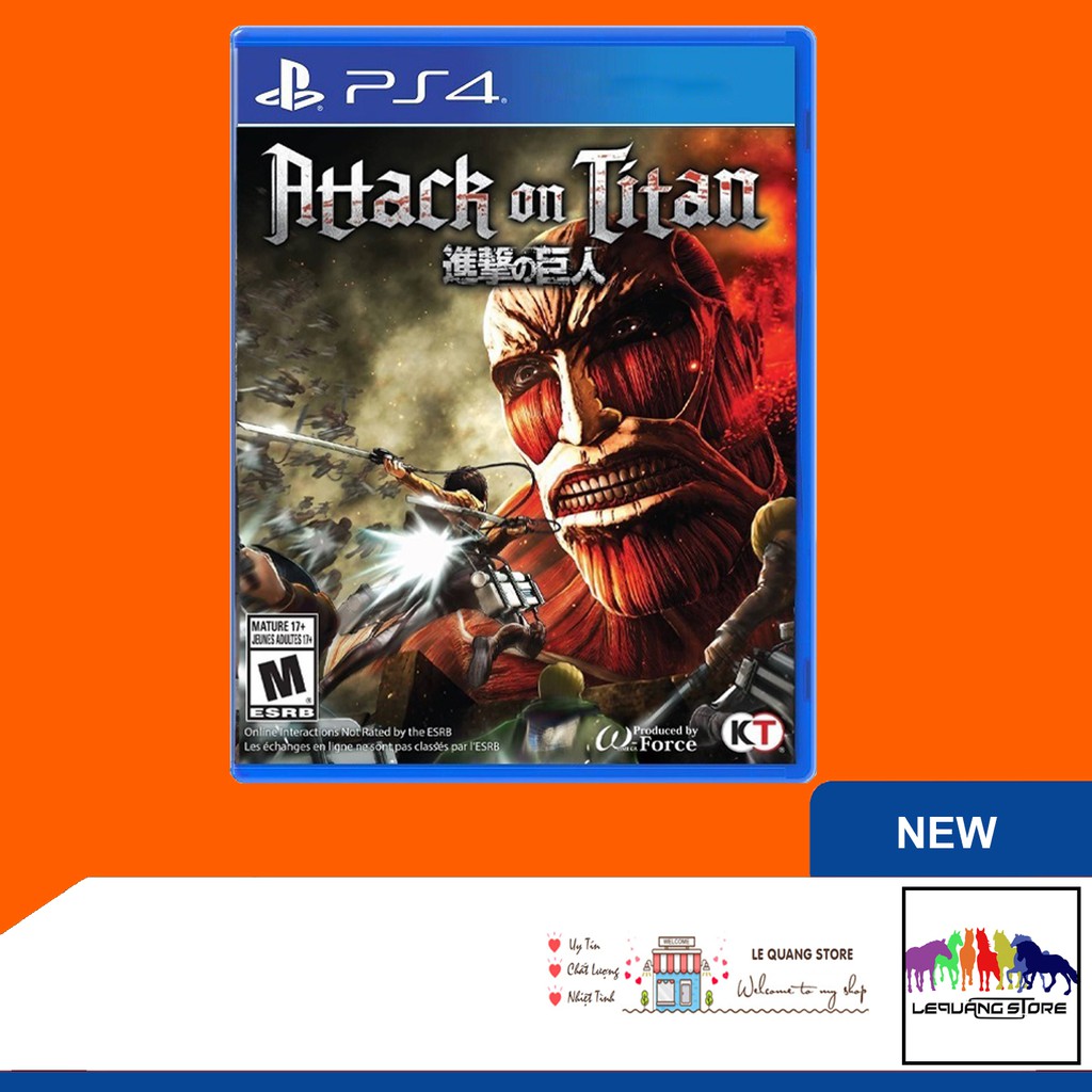 PS4 game disc Attack on Titan Shopee Malaysia