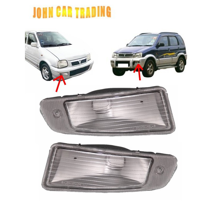 KANCIL (99')/KEMBARA (03') BUMPER LAMP (WHITE) (1 SET 2 