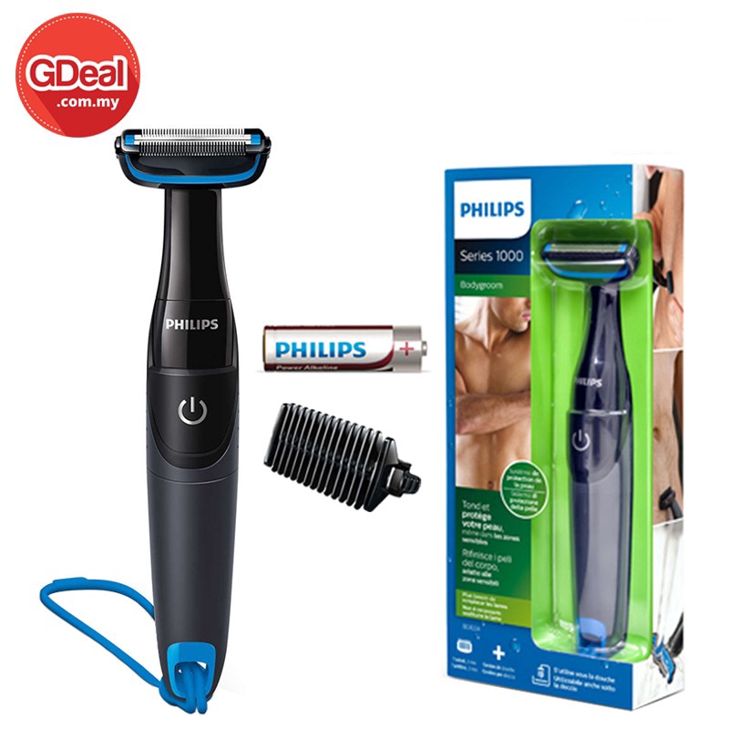 philips series 1000 body hair trimmer with skin protection