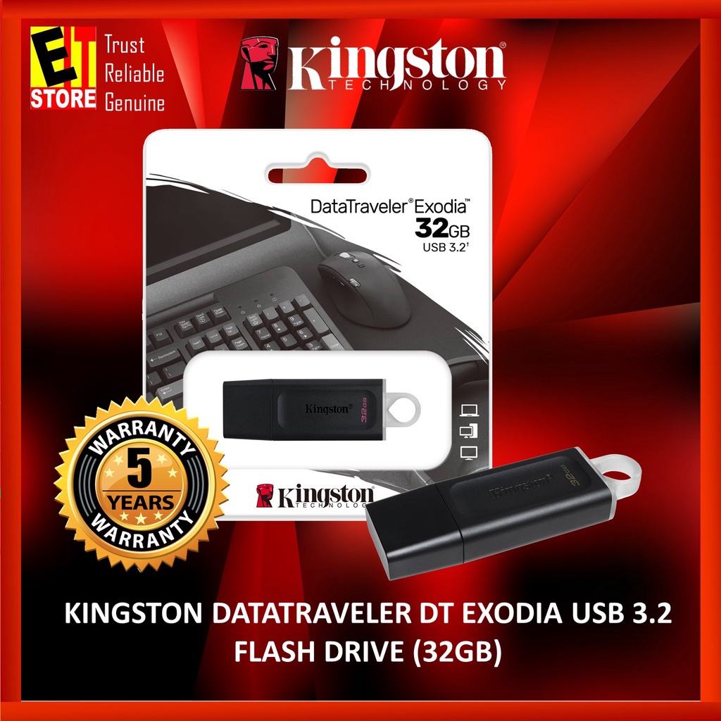 KINGSTON DATATRAVELER 32GB DTX USB 3.0 FLASH DRIVE (DTX/32GB) Pendrive ...
