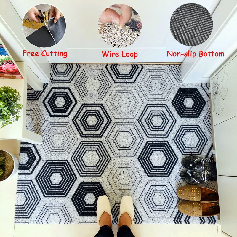 Pvc Carpet Floor Mat Dust Removal Coil Mat Free Cut Custom Size