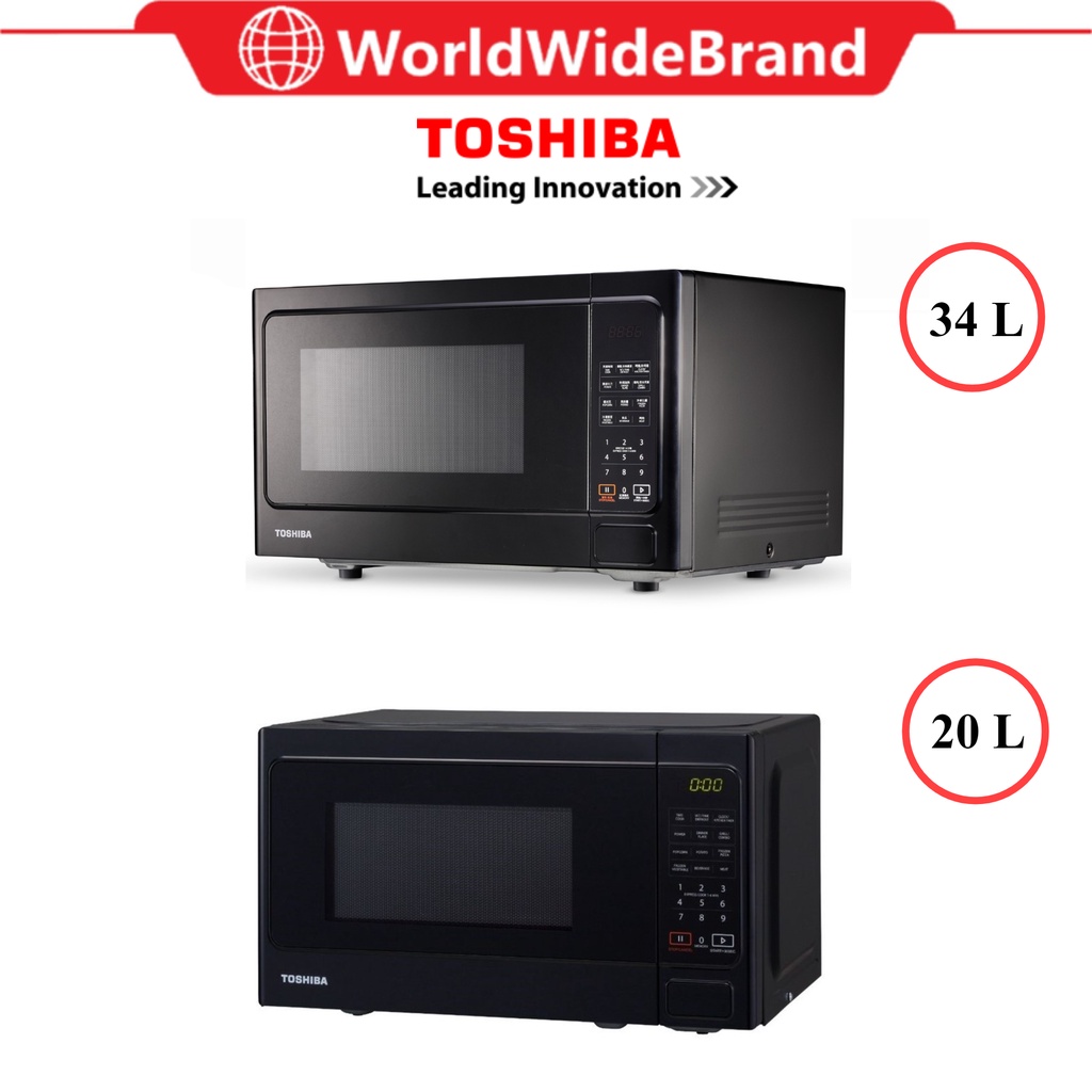 Toshiba 20L / 34L Deluxe Series Microwave Oven With Grill