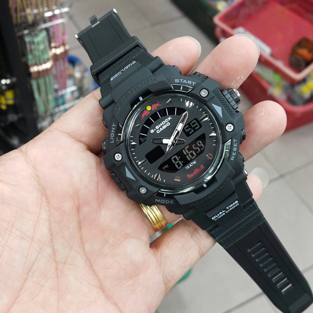 g shock red bull watch