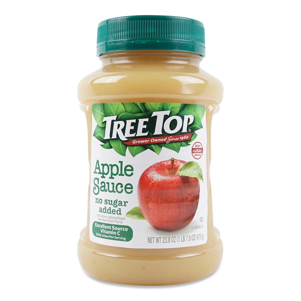 TREETOP Natural Apple Sauce ,No sugar Added, 680g Shopee Malaysia
