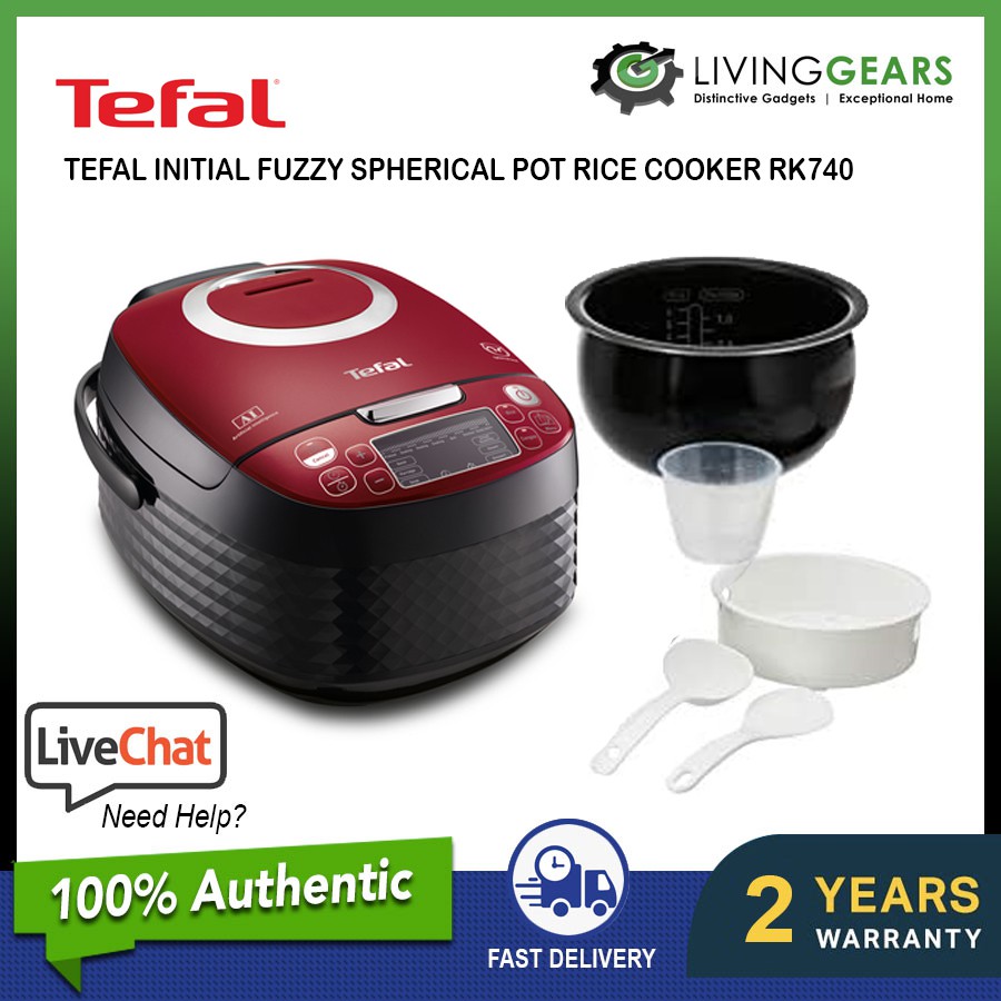 Tefal 1.5L Spherical Pot Digital Rice Cooker RK7405 Shopee Malaysia