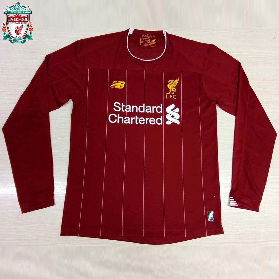 liverpool home shirt long sleeve