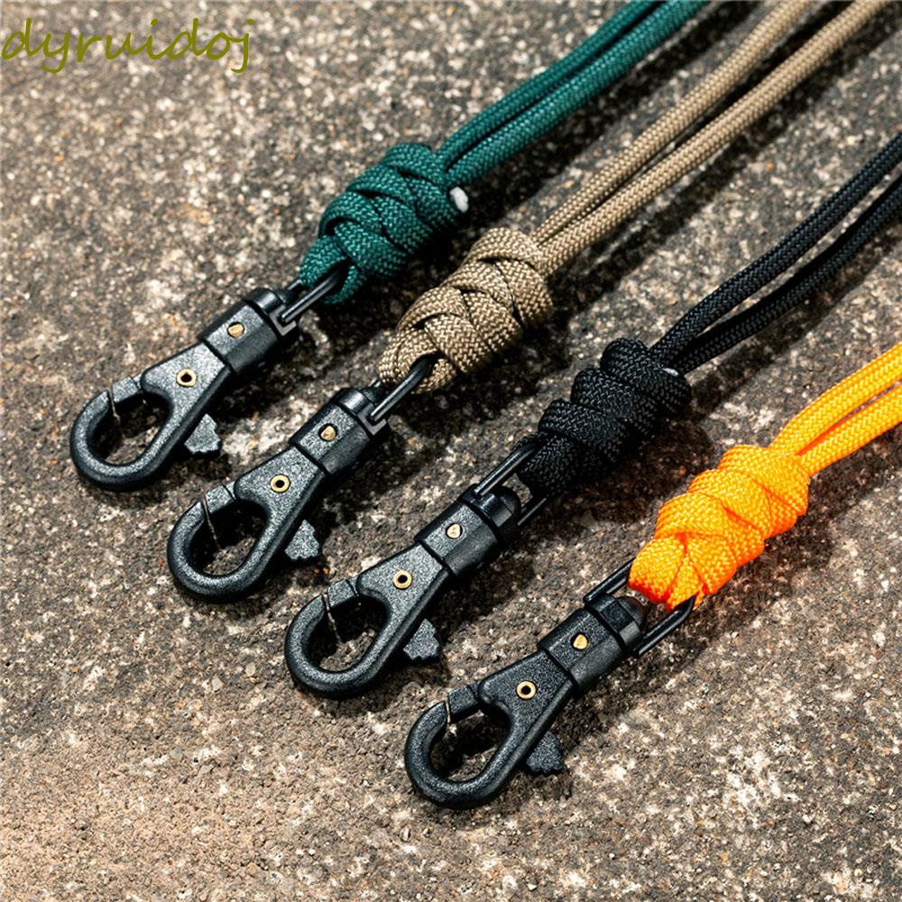 DYRUIDOJ Multifunction Lanyard Emergency Key Ring Paracord High Strength Survival Backpack Outdoor Tools Self-Defense 7-core Umbrella Rope Handmade Keychain