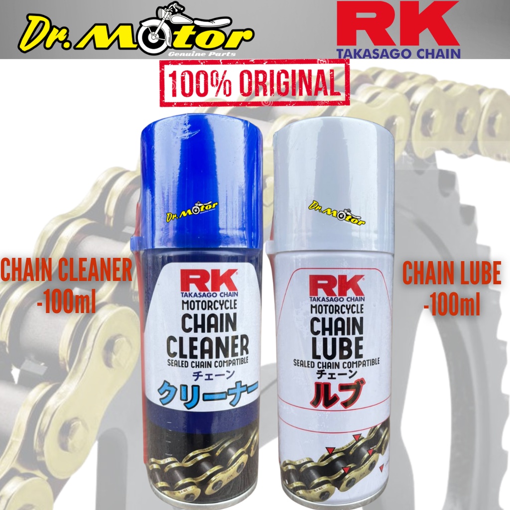 RK TAKASAGO 100ML CHAIN LUBE CLEANER MINYAK SPRAY RANTAI OIL MOTORCYCLE