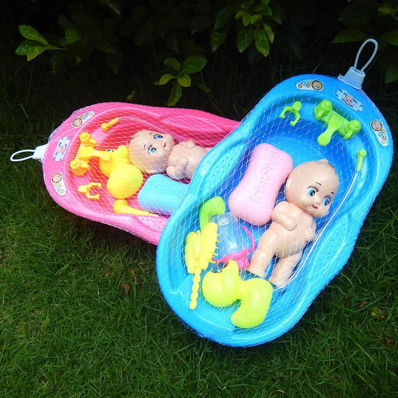 Jak's Baby Doll in Bath toys Tub With Shower Set Kids ...