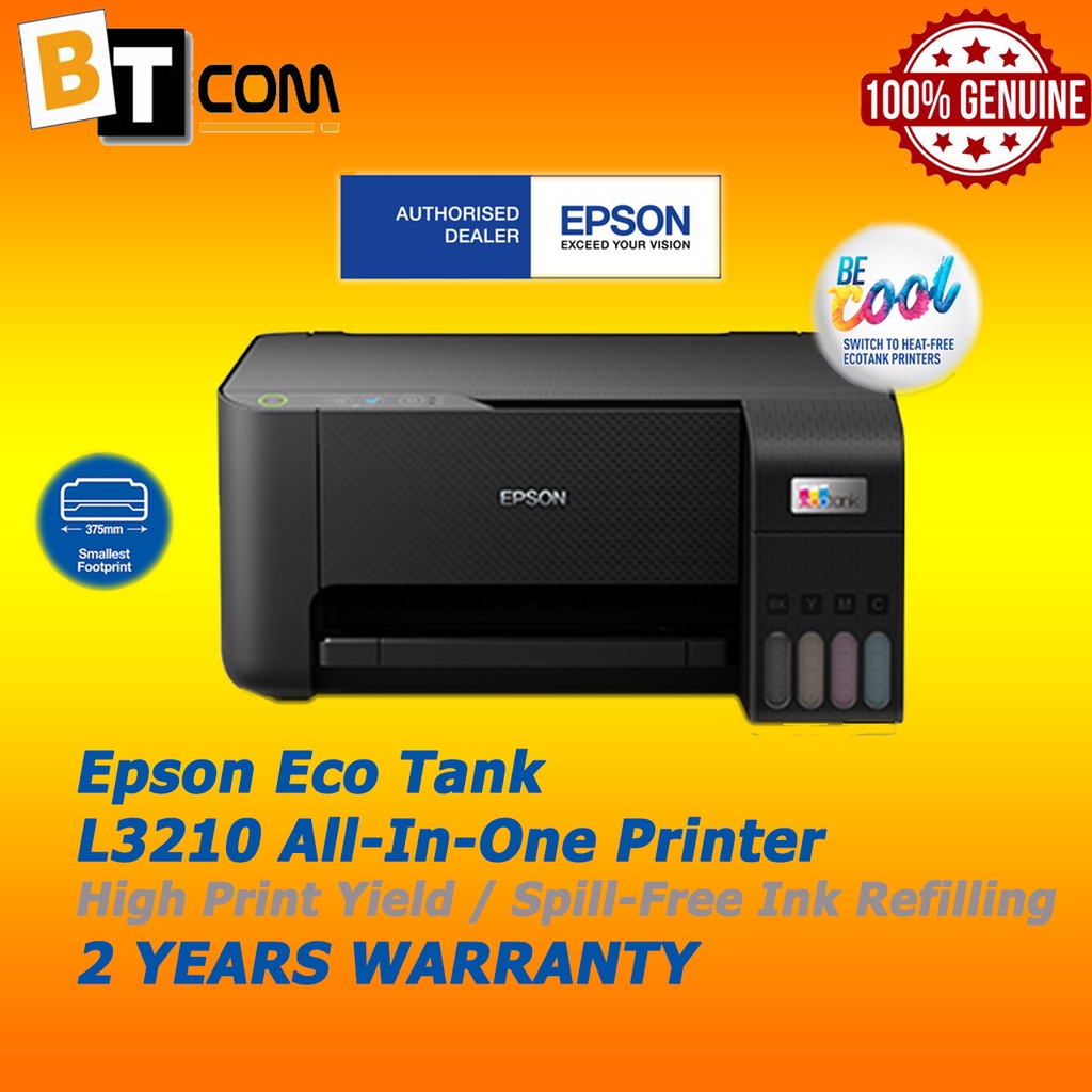 Epson Ecotank L3210 All In One Ink Tank Printer Shopee Malaysia 7891