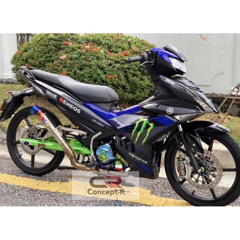 Hld Cover Set Monster Y15zr V2 Velozi Cover Set Monster Y15zr Shopee Malaysia