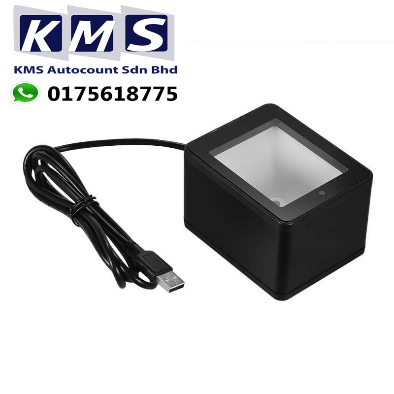 Wired Automatic Desktop 1D Barcode 2D QR Code Image Scanner Reader ...
