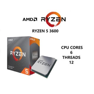 Amd Ryzen 3 3300x 30g Ryzen 5 3400g 3600 3600x Ryzen 7 3700x Gen3 Am4 Processor Shopee Malaysia