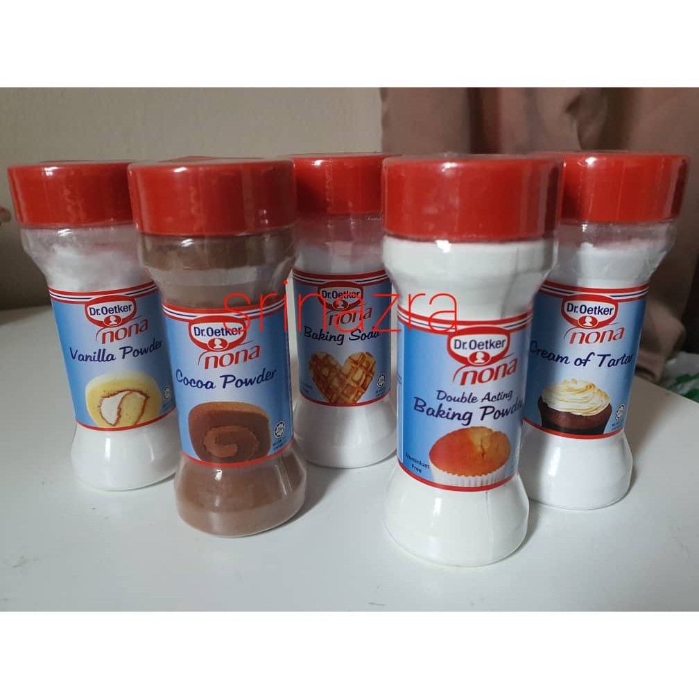 Nona Dr Oetker Vanilla Vanila Powder Double Acting Baking Soda Cream of