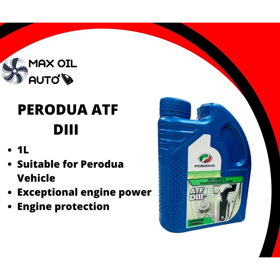 PERODUA ATF DIII 1L GEAR OIL MINYAK GEARBOX AUTOMATIC TRANSMISSION