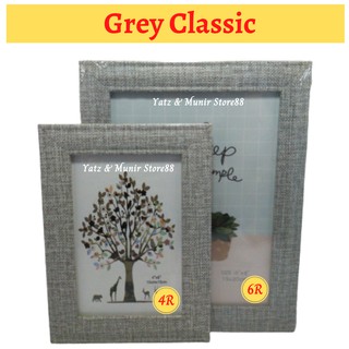 Frame Gambar Modern Design 4r 5r 6r Photo Frame Gambar Bingkai Kayu Depan Kaca Frame Cantik Murah Jimat Frame Viral Shopee Malaysia