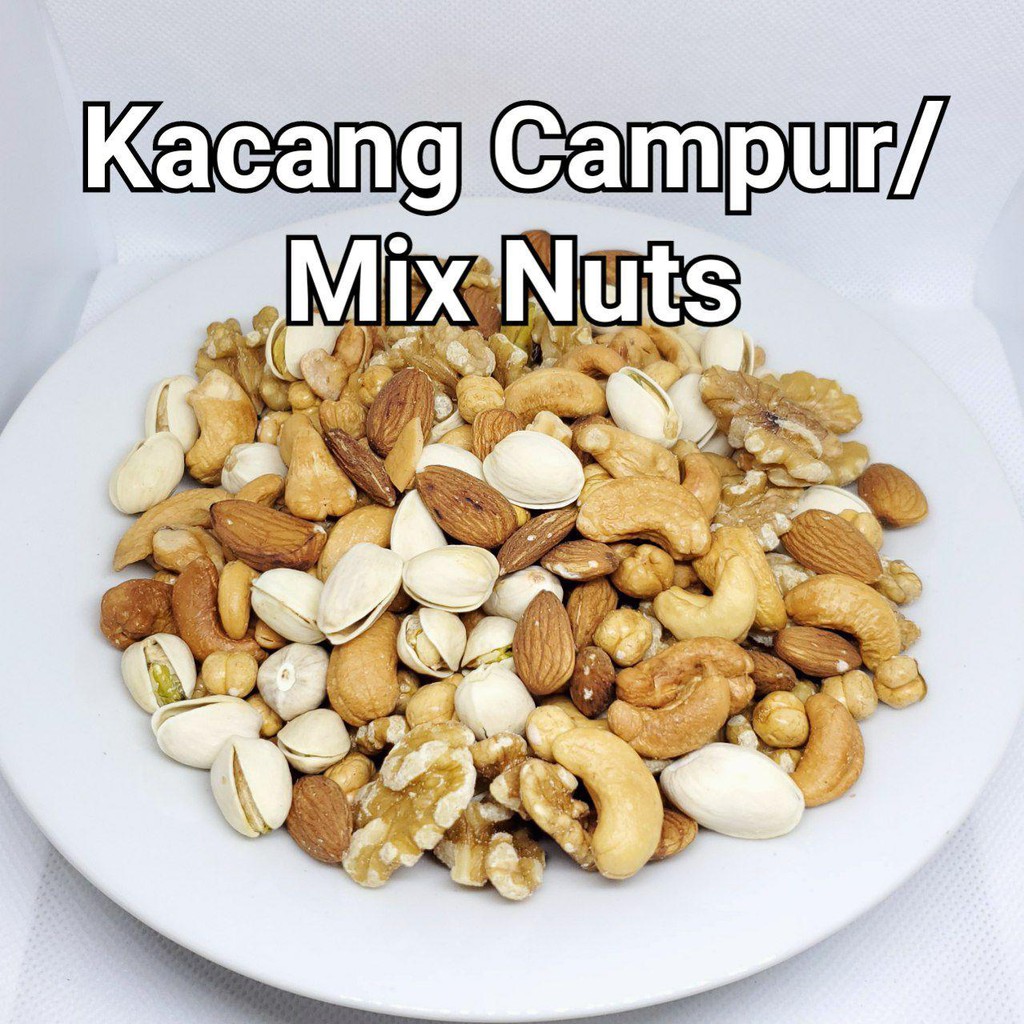 Ready To Eat Healthy Mixed Nuts 200 gm / 285 gm , Kacang campur, Kacang