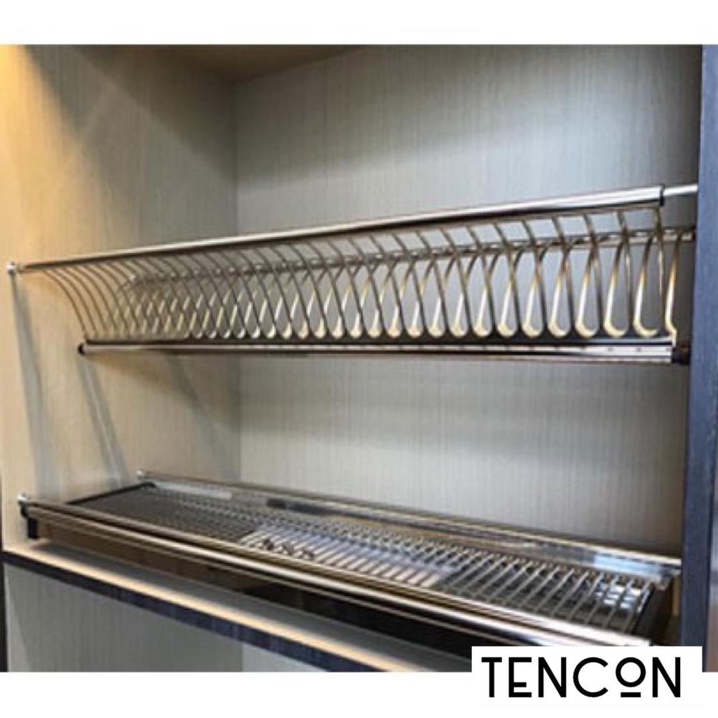 304&201 WITH 2 Tier STAINLESS STEEL DISH RACK RANGE 600MM1000MM