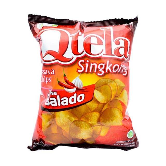 Qtela Flavor Balado Cassava Chips 60g Bloralapak Shopee Malaysia