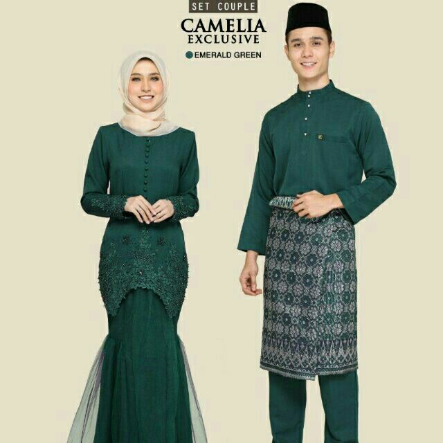 Set Couple Raya 2019 baju nikah kawen tunang sanding 