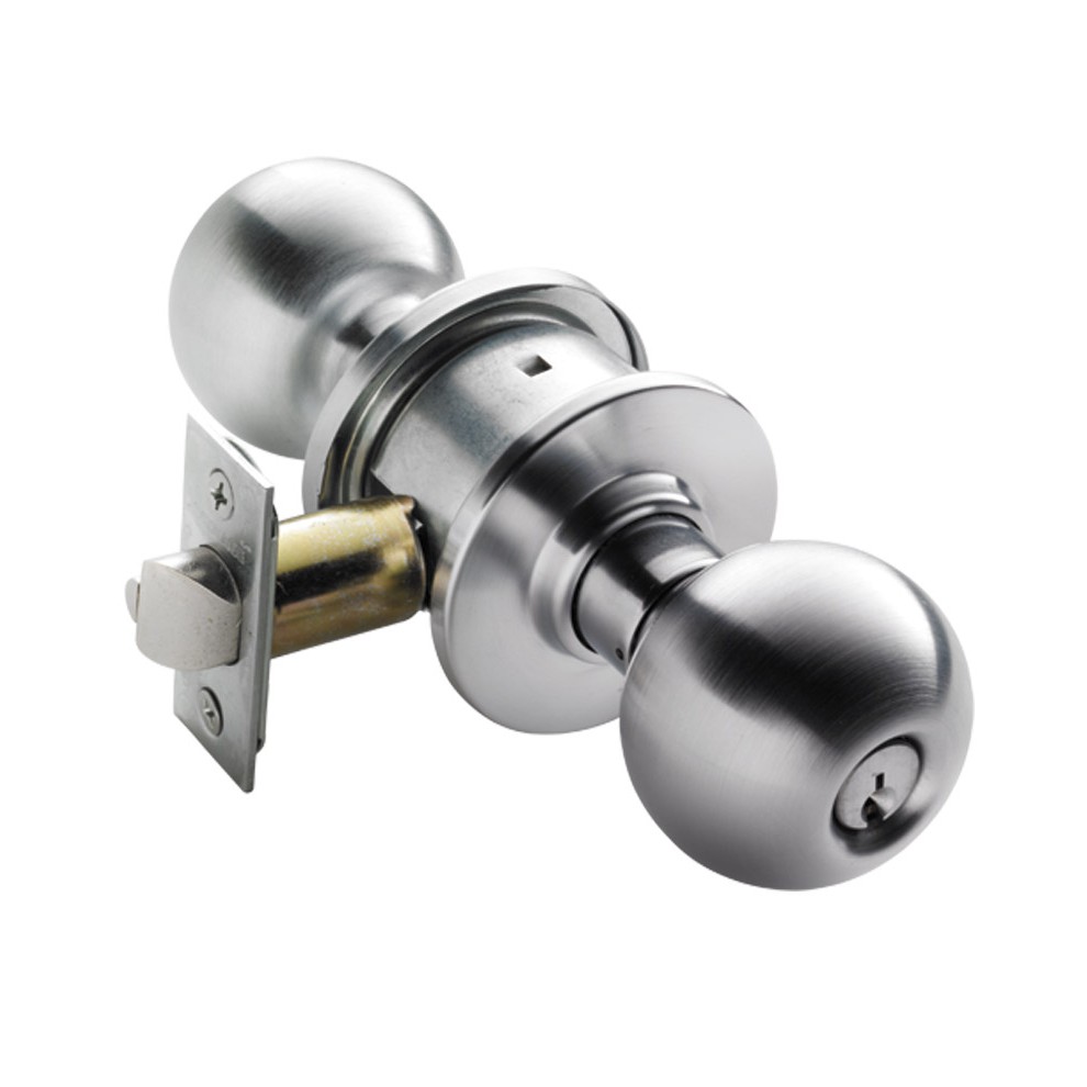 Stainless Steel Round Door Knobs Handle Entrance Passage Lock